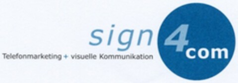 sign4com Logo (DPMA, 20.09.2002)