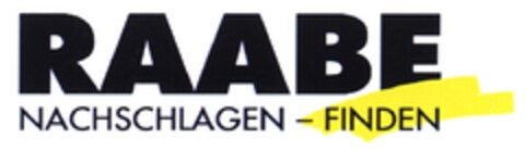 RAABE NACHSCHLAGEN-FINDEN Logo (DPMA, 12.06.2006)