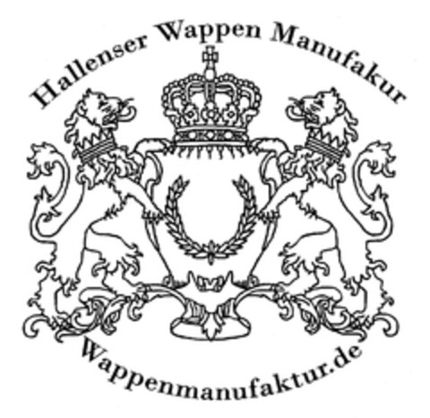 Hallenser Wappen Manufaktur Logo (DPMA, 23.03.2007)