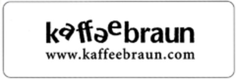 kaffeebraun www.kaffeebraun.com Logo (DPMA, 06/22/2007)