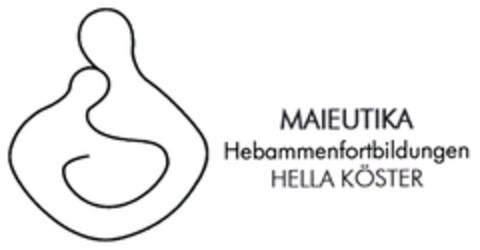 MAIEUTIKA Hebammenfortbildungen HELLA KÖSTER Logo (DPMA, 11/16/2007)