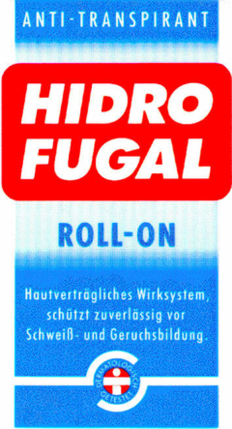 HIDRO FUGAL Roll-ON ... Logo (DPMA, 02/03/1995)