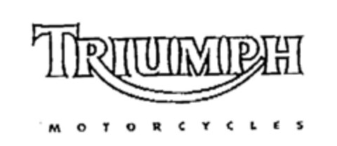 TRIUMPH M O T O R C Y C L E S Logo (DPMA, 02.06.1995)