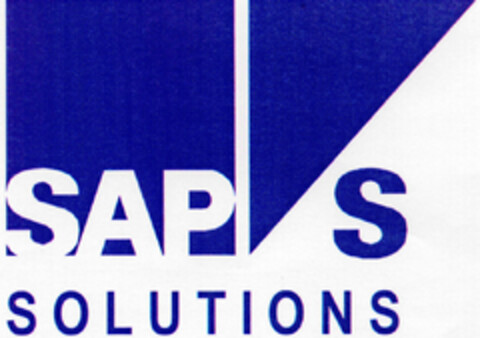 SAP  SOLUTIONS Logo (DPMA, 23.10.1996)