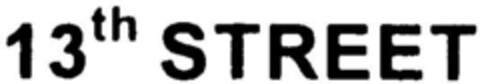 13th STREET Logo (DPMA, 19.09.1997)