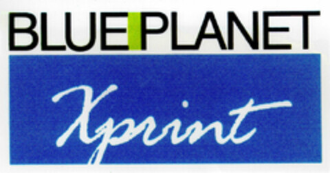 BLUE PLANET Xprint Logo (DPMA, 01.08.1998)