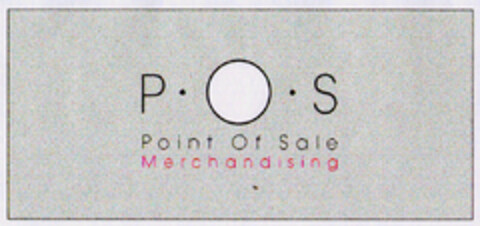 P O S Point Of Sale Merchandising Logo (DPMA, 05/22/1999)