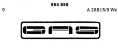 GAS Logo (DPMA, 16.12.1976)