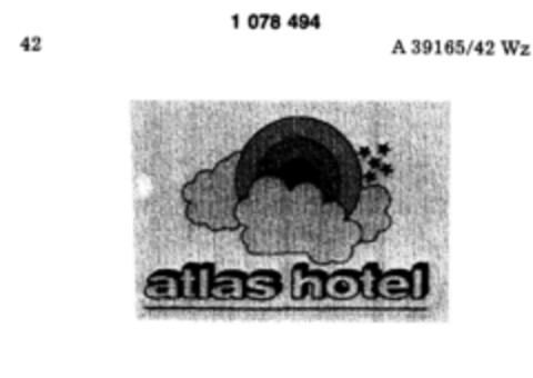 atlas hotel Logo (DPMA, 10/27/1984)