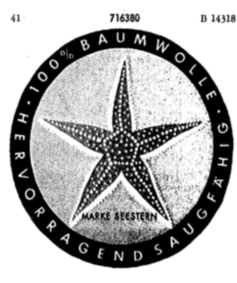MARKE SEESTERN Logo (DPMA, 07/23/1956)