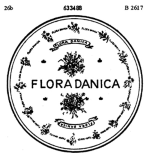 FLORA DANICA Logo (DPMA, 24.11.1950)