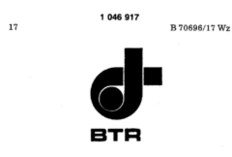 BTR Logo (DPMA, 09.07.1982)