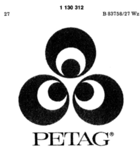 PETAG Logo (DPMA, 28.01.1988)