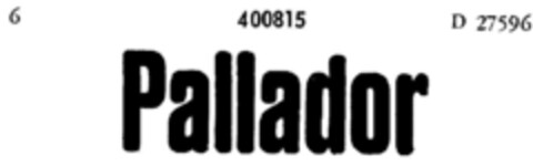 Pallador Logo (DPMA, 12/24/1928)