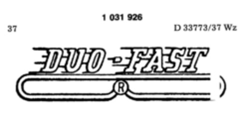 DUO-FAST Logo (DPMA, 30.03.1979)