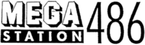 MEGA STATION 486 Logo (DPMA, 13.09.1990)