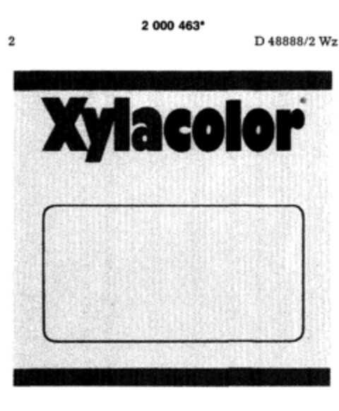 Xylacolor Logo (DPMA, 08.01.1991)