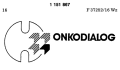 ONKODIALOG Logo (DPMA, 03.03.1989)