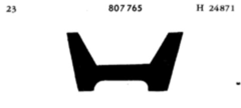 H Logo (DPMA, 20.04.1964)
