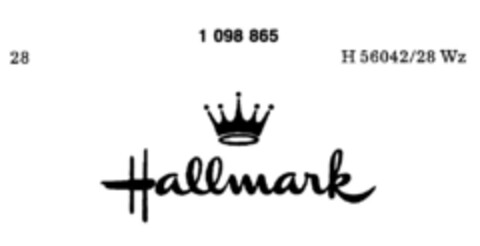 Hallmark Logo (DPMA, 05/02/1986)