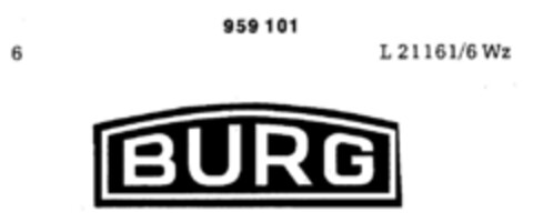 BURG Logo (DPMA, 20.07.1976)