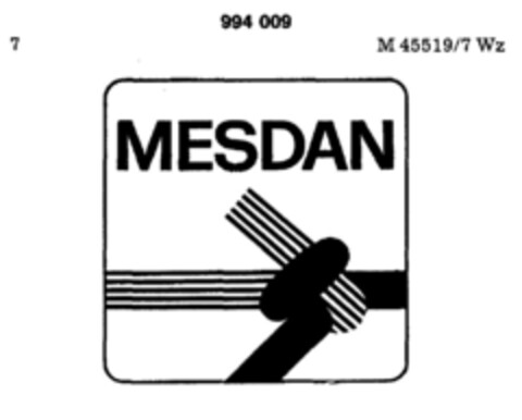 MESDAN Logo (DPMA, 30.11.1978)