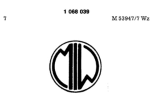 MIW Logo (DPMA, 24.11.1983)