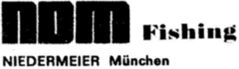 ndm Fishing NIEDERMEIER München Logo (DPMA, 01/10/1977)