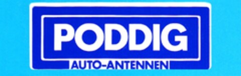 PODDIG AUTO-ANTENNE Logo (DPMA, 25.05.1988)