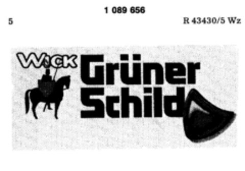 WICK Grüner Schild Logo (DPMA, 16.08.1985)