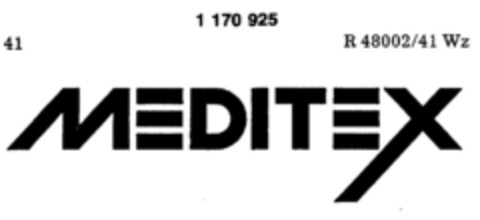 MEDITEX Logo (DPMA, 26.04.1989)