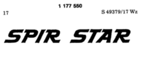 SPIR STAR Logo (DPMA, 10.11.1989)