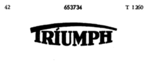 TRIUMPH Logo (DPMA, 27.10.1951)