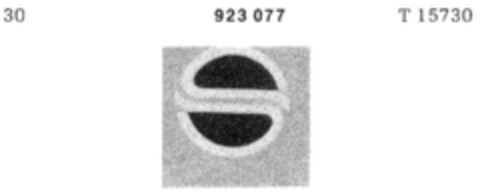 923077 Logo (DPMA, 05/30/1973)