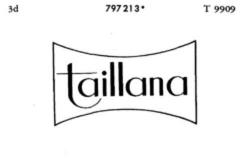 taillana Logo (DPMA, 02.09.1964)