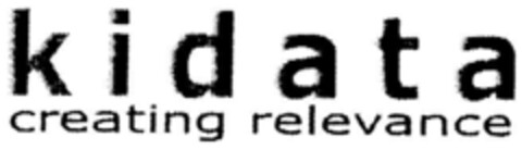 kidata creating relevance Logo (DPMA, 13.03.2000)