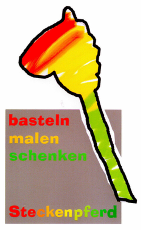 Steckenpferd basteln malen schenken Logo (DPMA, 08.06.2000)