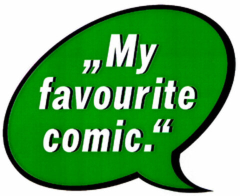"My favourite comic." Logo (DPMA, 09.05.2001)