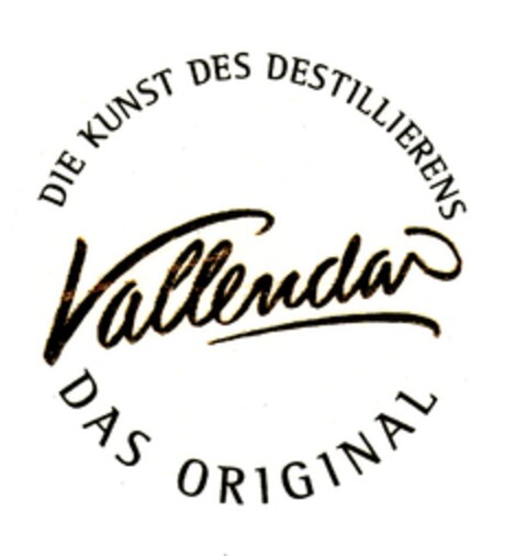 Vallendar DIE KUNST DES DESTILLIERENS DAS ORIGINAL Logo (DPMA, 28.05.2008)