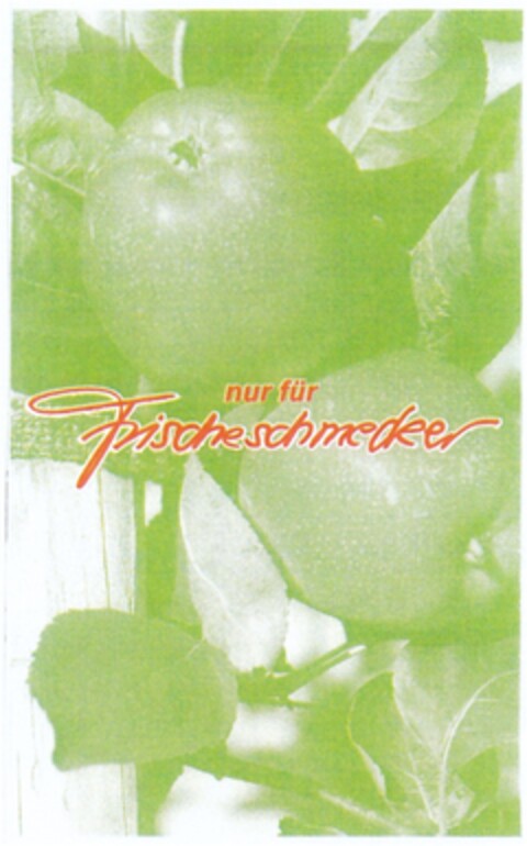 nur für Frischeschmecker Logo (DPMA, 08.10.2008)