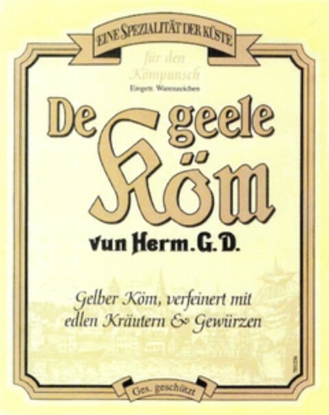De geele Köm vun Herm.G.D. Logo (DPMA, 25.08.2010)