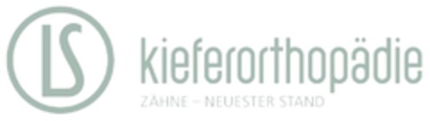 LS kieferorthopädie ZÄHNE - NEUESTER STAND Logo (DPMA, 16.10.2012)