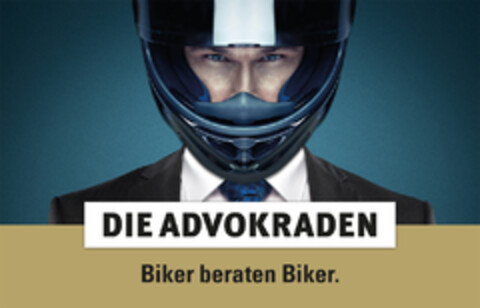 DIE ADVOKRADEN Biker beraten Biker. Logo (DPMA, 04/02/2014)