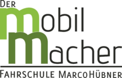 DER mobil macher FAHRSCHULE MARCO HÜBNER Logo (DPMA, 09/09/2014)