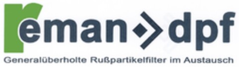 reman dpf Generalüberholte Rußpartikelfilter im Austausch Logo (DPMA, 02/21/2017)