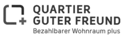 QUARTIER GUTER FREUND Bezahlbarer Wohnraum plus Logo (DPMA, 11.04.2017)