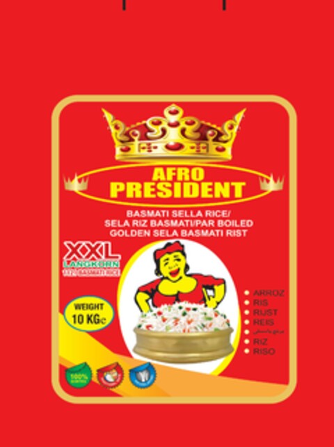 AFRO PRESIDENT Basmati Reis Logo (DPMA, 10.05.2021)