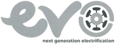 evo next generation electrification Logo (DPMA, 04/21/2022)