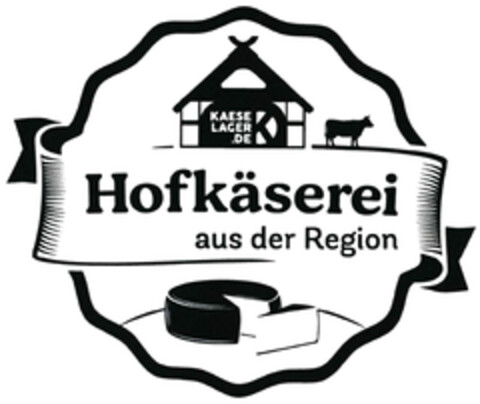 Hofkäserei aus der Region KAESELAGER.DE Logo (DPMA, 10.05.2022)