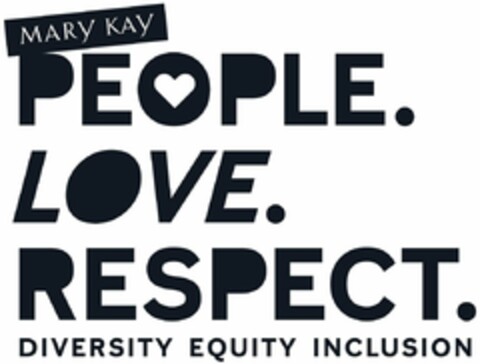 MARY KAY PEOPLE. LOVE. RESPECT. DIVERSITY EQUITY INCLUSION Logo (DPMA, 05/24/2022)